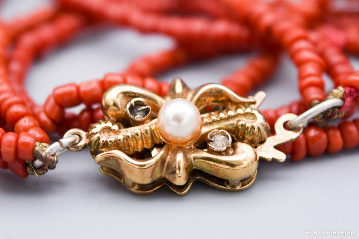 Joyeria: Collar de coral con cierre de plata - Foto 6
