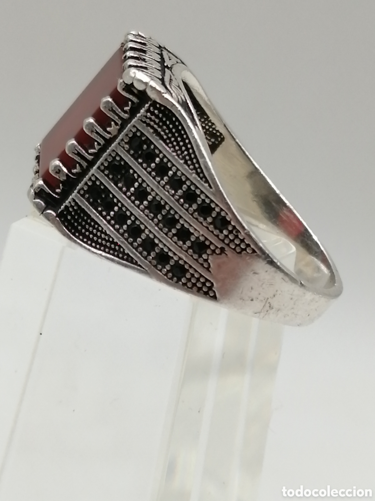 Joyeria: Anillo plata 925mls &Aacute;gata y onix negro - Foto 5