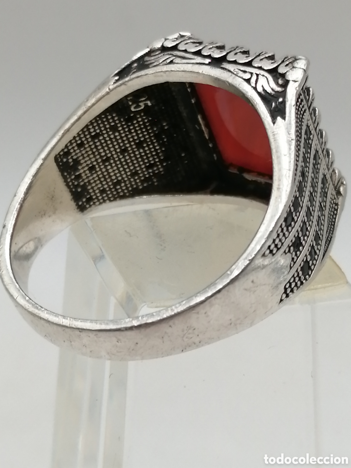Joyeria: Anillo plata 925mls &Aacute;gata y onix negro - Foto 6