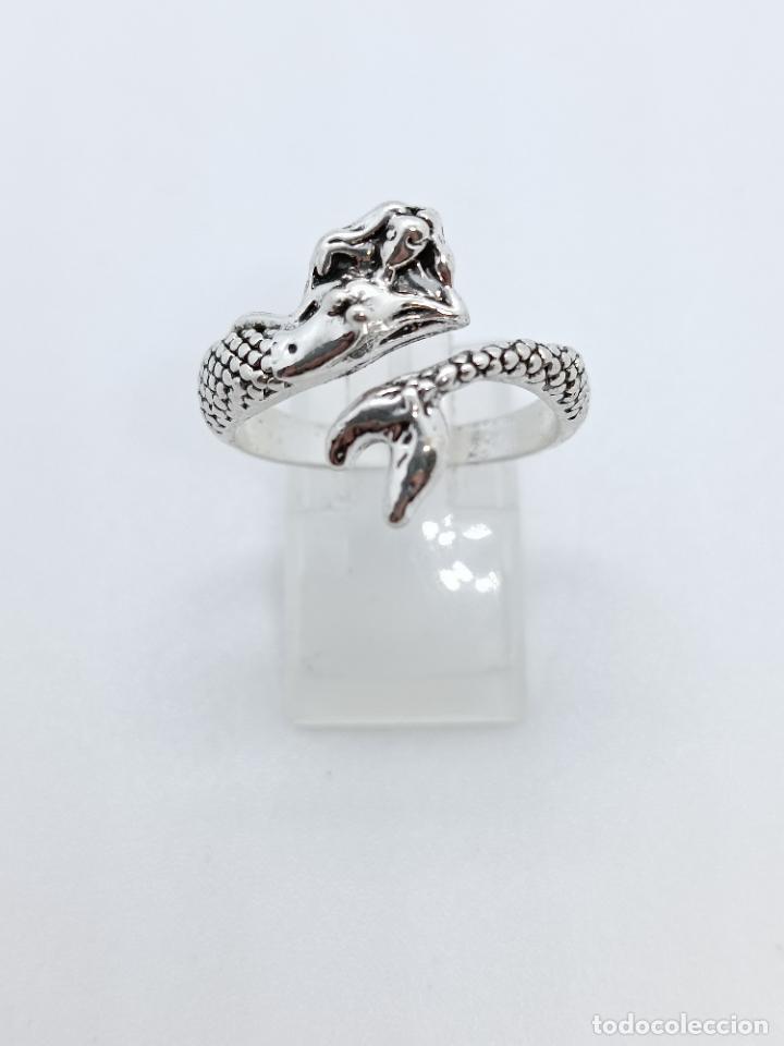 Joyeria: Original anillo con forma de sirena con di&aacute;metro interno ajustable - Foto 2