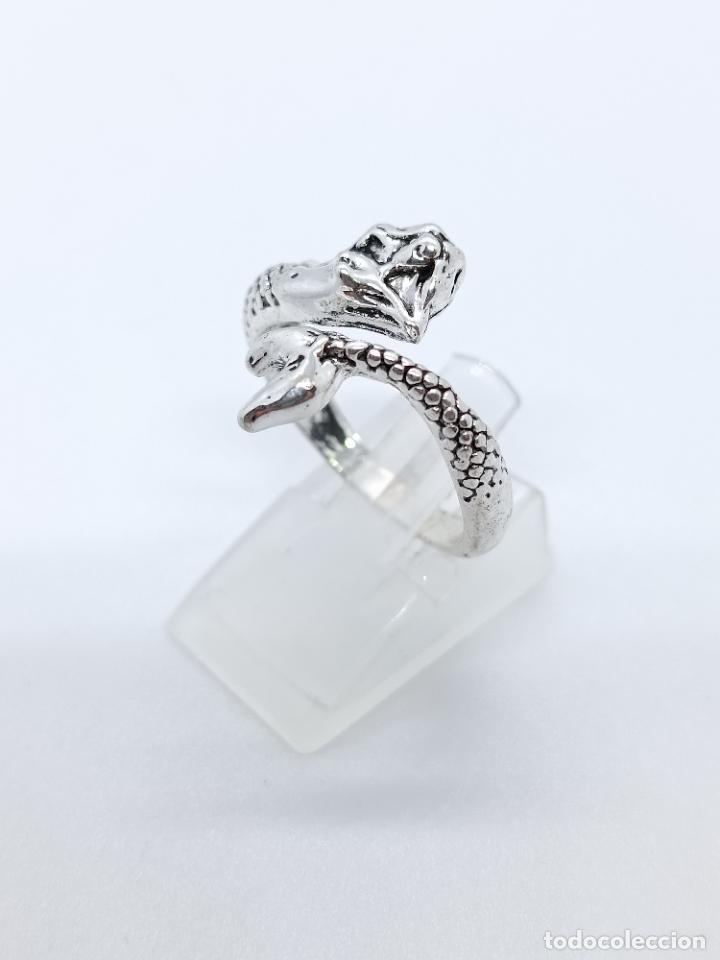 Joyeria: Original anillo con forma de sirena con di&aacute;metro interno ajustable - Foto 5