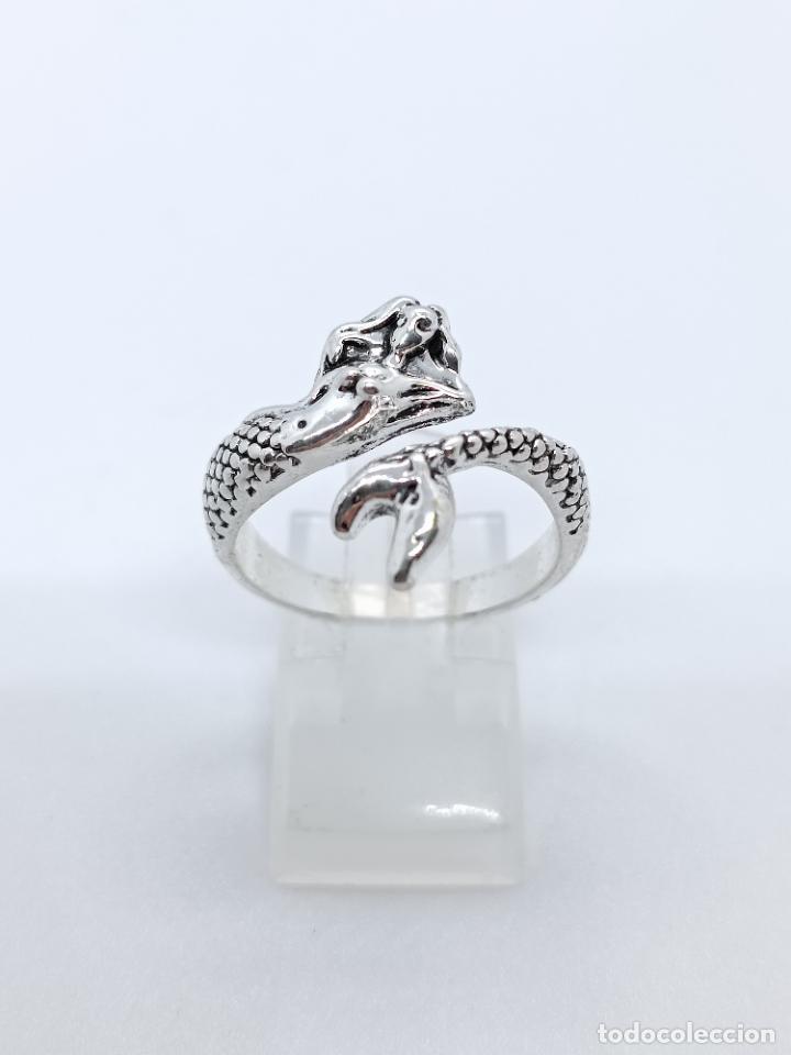 Joyeria: Original anillo con forma de sirena con di&aacute;metro interno ajustable - Foto 1
