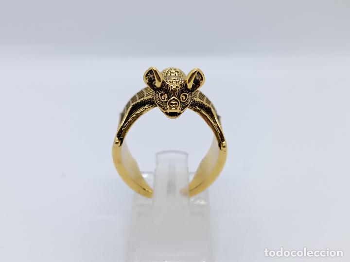 Joyeria: Original anillo con forma de murci&eacute;galo con di&aacute;metro interno ajustable - Foto 2