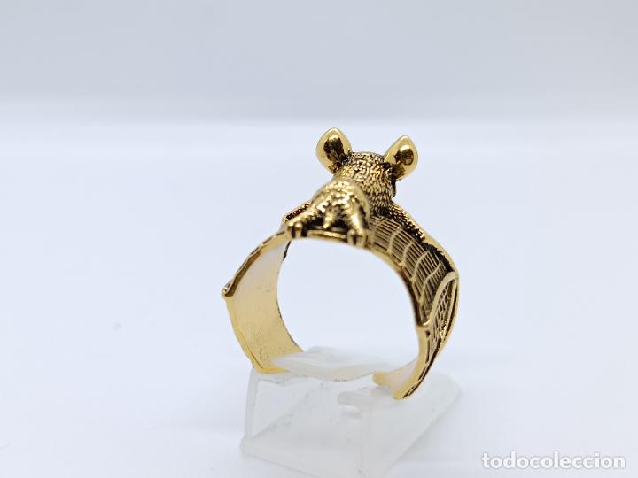Joyeria: Original anillo con forma de murci&eacute;galo con di&aacute;metro interno ajustable - Foto 6