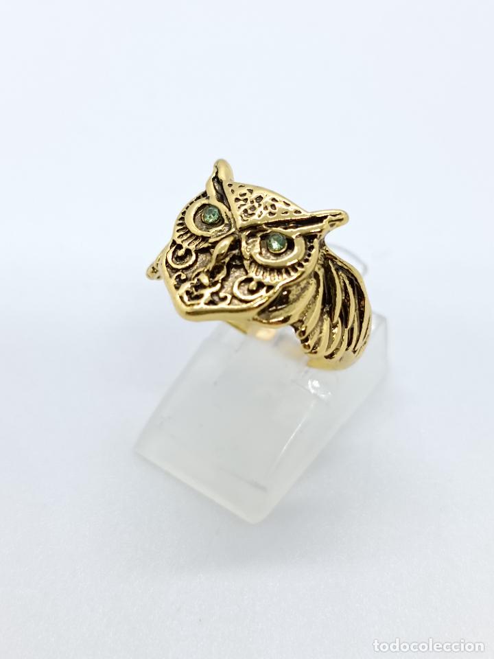 Joyeria: Original anillo con forma de b&uacute;ho con di&aacute;metro interno ajustable - Foto 1