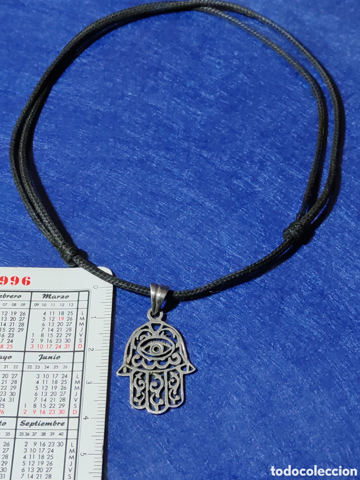Joyeria: Colgante mano de F&aacute;tima de plata 925. - Foto 2