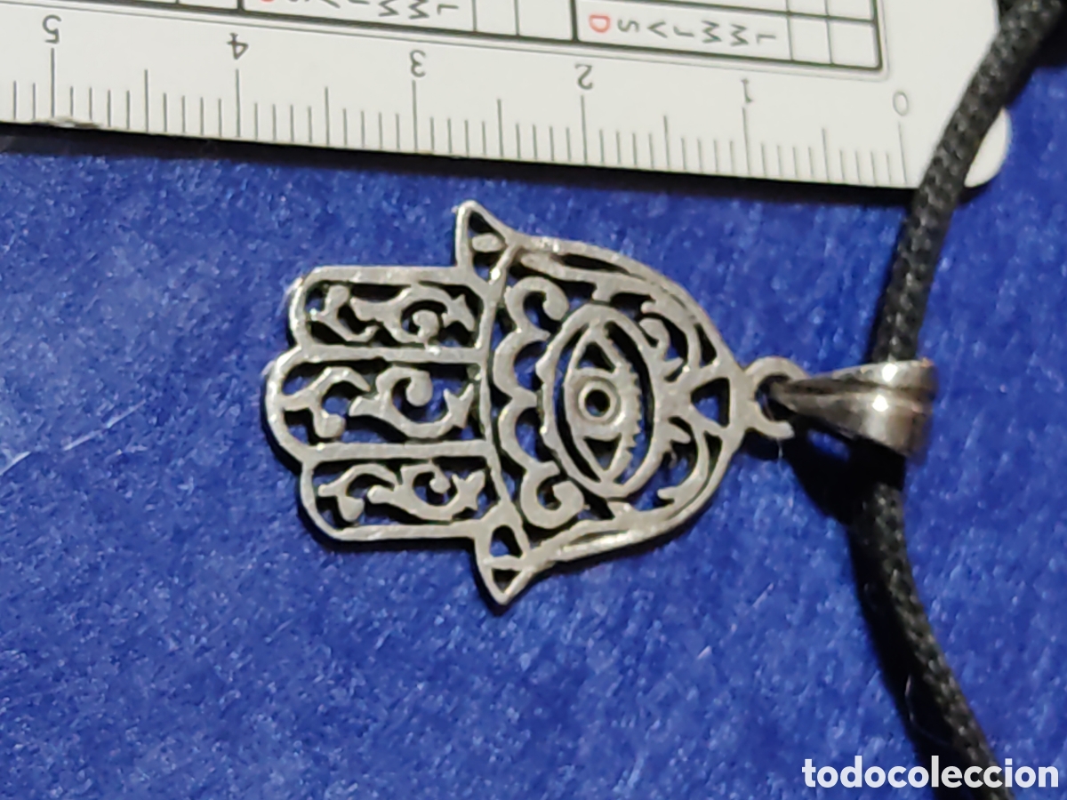 Joyeria: Colgante mano de F&aacute;tima de plata 925. - Foto 3