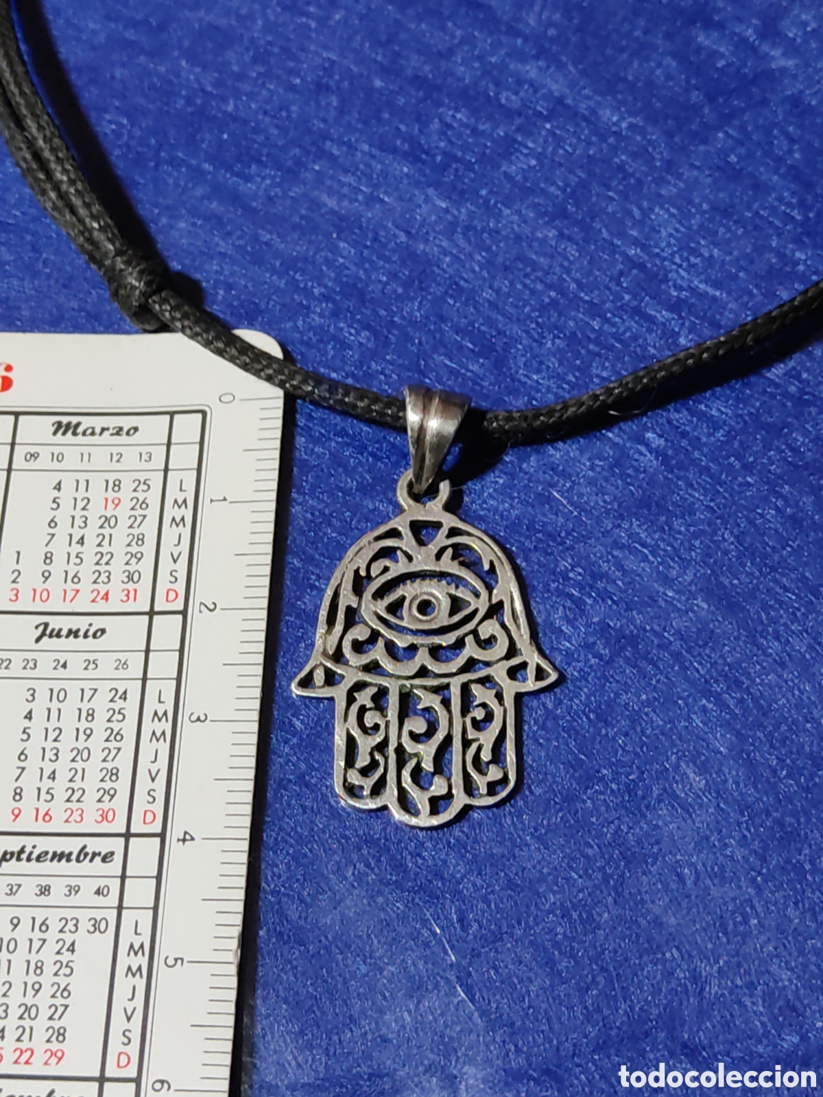 Joyeria: Colgante mano de F&aacute;tima de plata 925. - Foto 1