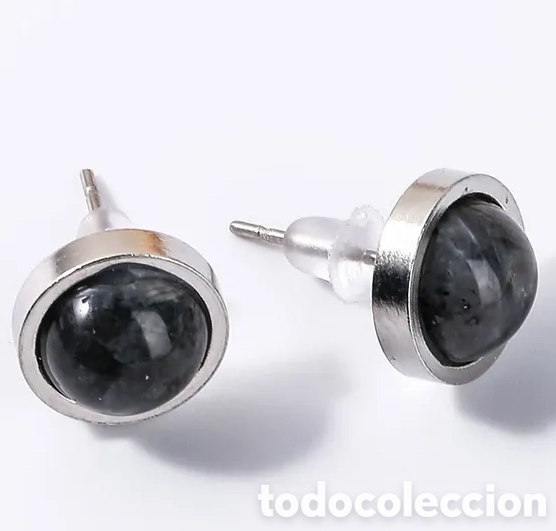 Jewelry: Pendientes de Acero inoxidable y Espectrolite ENV&Iacute;O GRATIS!!