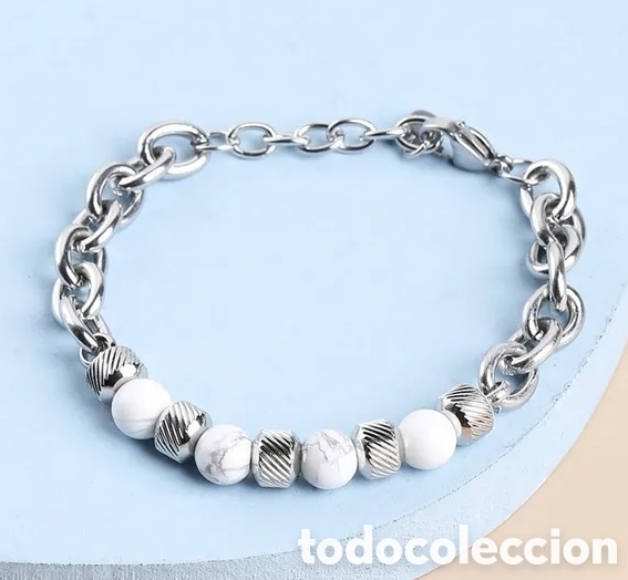 Joyeria: Pulsera de Acero inoxidable y Turquesa ENV&Iacute;O GRATIS!! - Foto 1