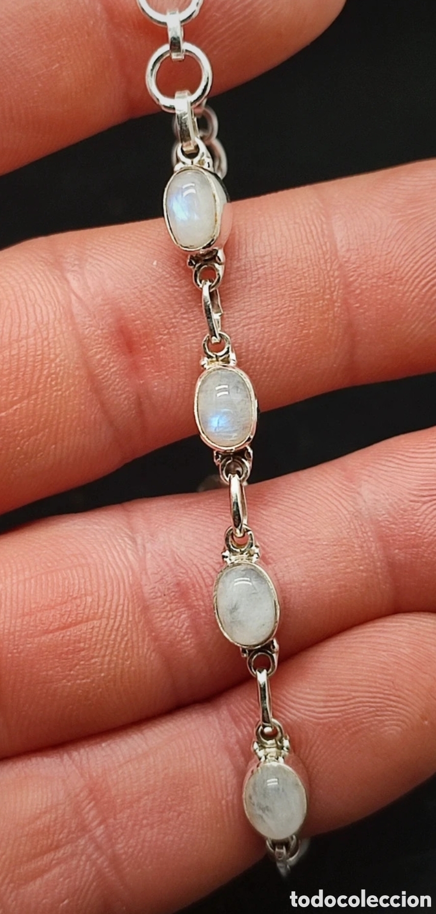 Joyeria: Pulsera Piedra Luna y Plata de Ley - Foto 3