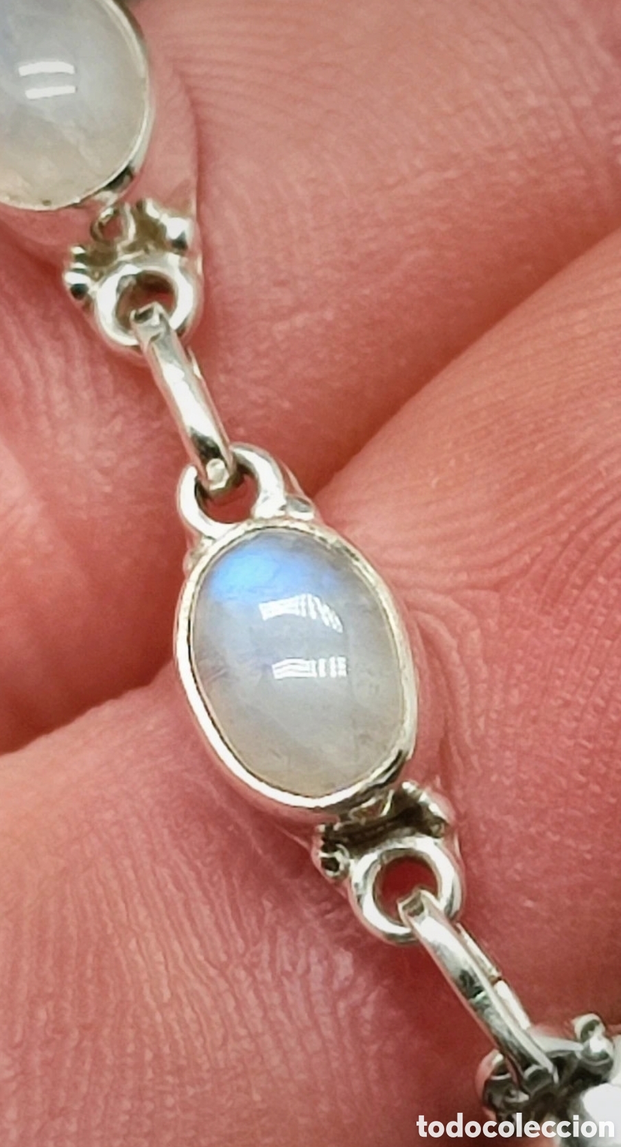Joyeria: Pulsera Piedra Luna y Plata de Ley - Foto 4