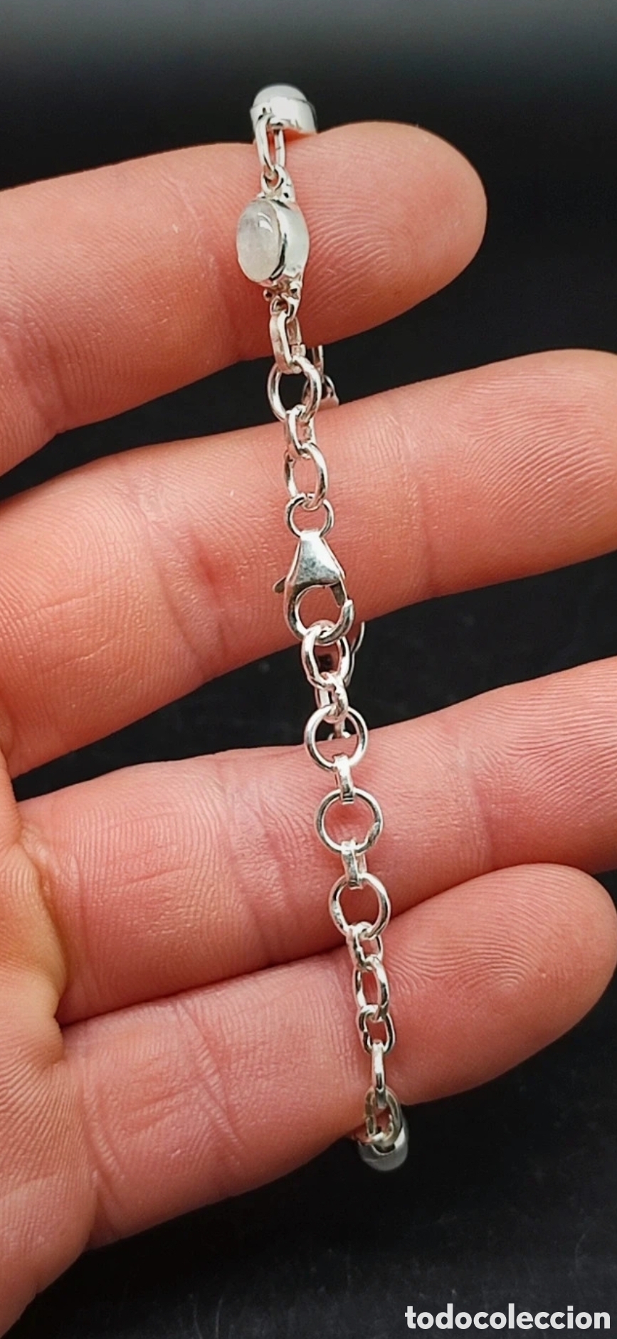 Joyeria: Pulsera Piedra Luna y Plata de Ley - Foto 6