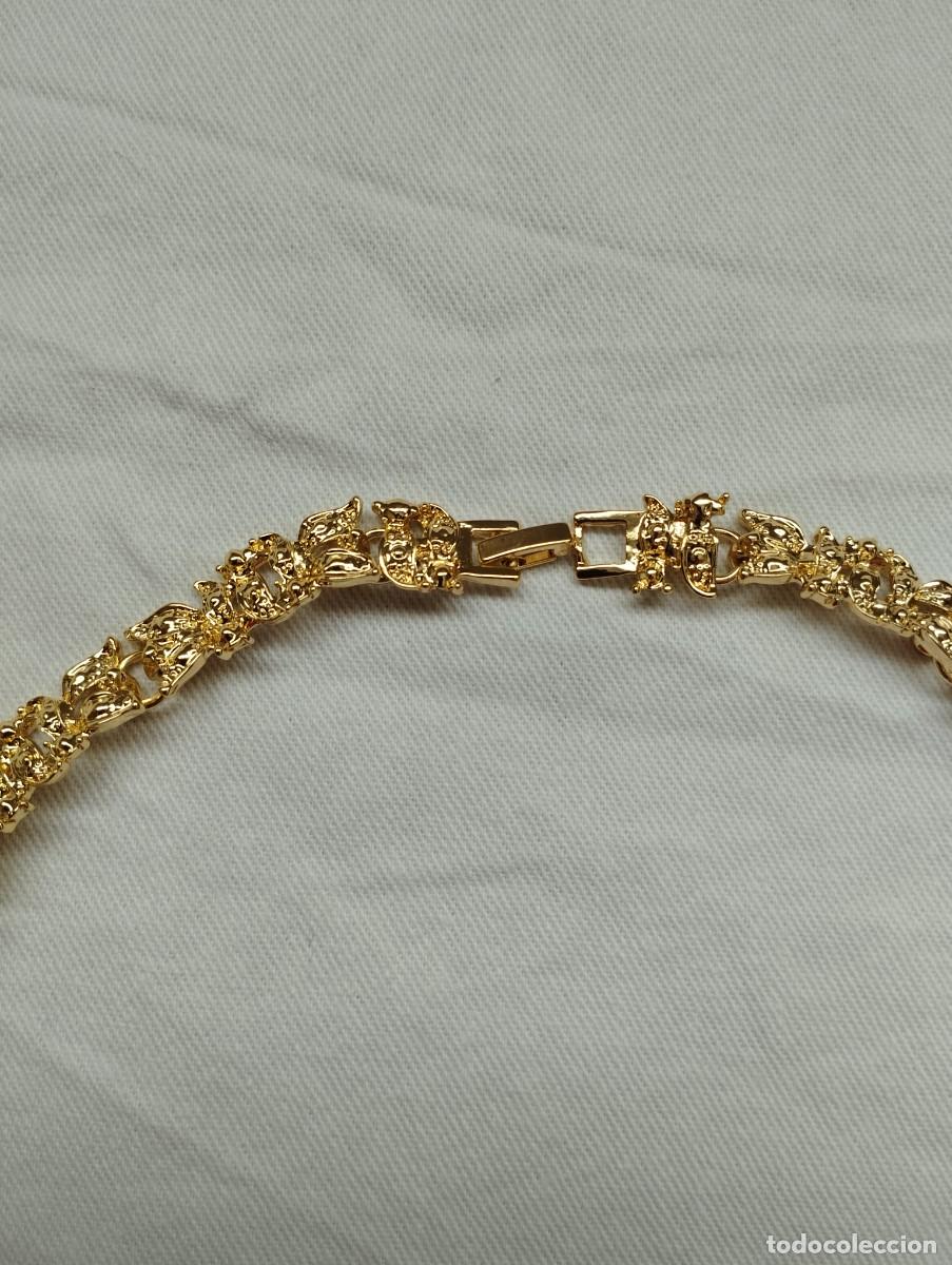 Joyeria: Conjunto gargantilla collar, pulsera y pendientes - Foto 4