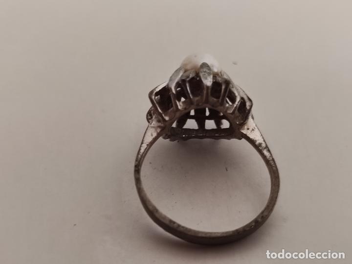 Joyeria: Anillo en Metal Plateado y Perla - Foto 13