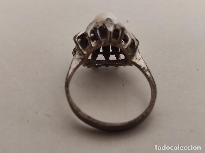 Joyeria: Anillo en Metal Plateado y Perla - Foto 14