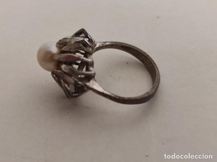 Joyeria: Anillo en Metal Plateado y Perla - Foto 15