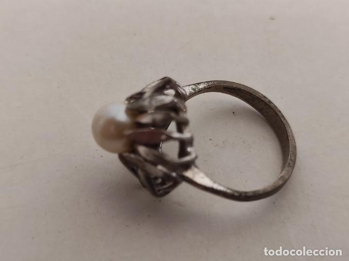Joyeria: Anillo en Metal Plateado y Perla - Foto 16