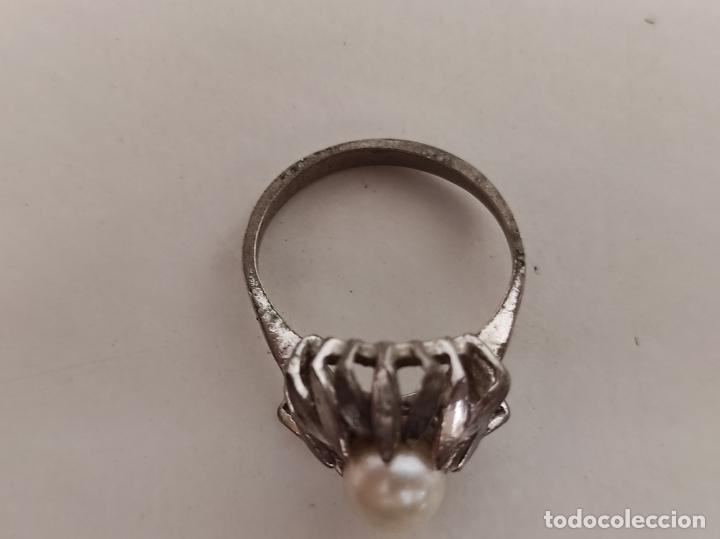 Joyeria: Anillo en Metal Plateado y Perla - Foto 17