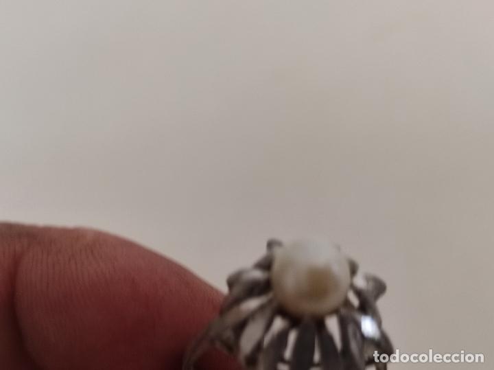 Joyeria: Anillo en Metal Plateado y Perla - Foto 21