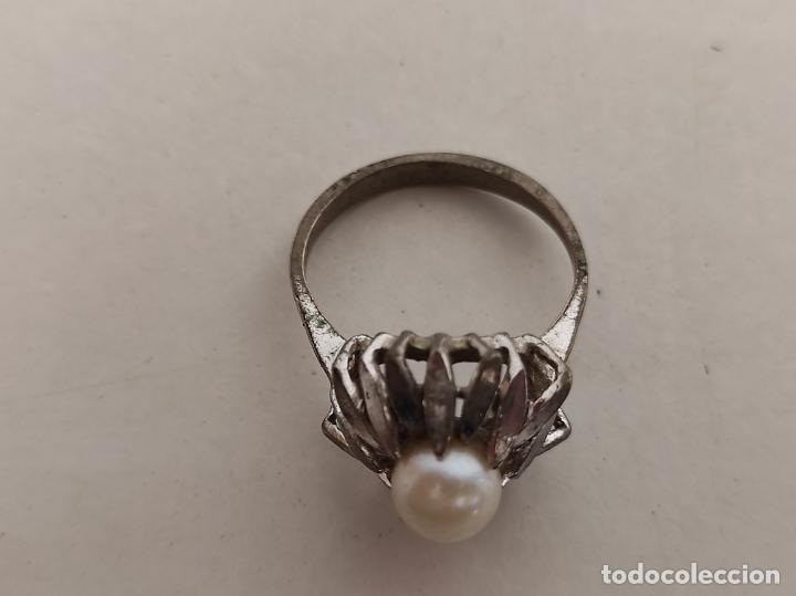 Joyeria: Anillo en Metal Plateado y Perla - Foto 22