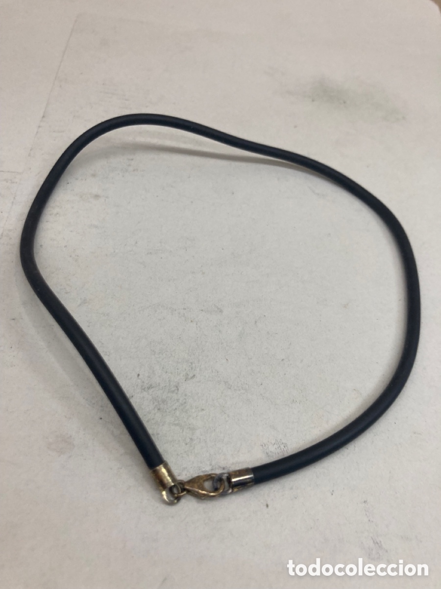 Joyeria: Collar de plata y caucho - Foto 1