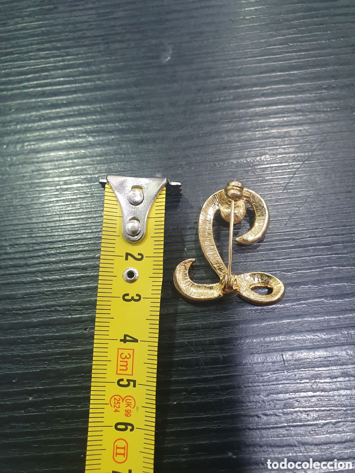 Joyeria: Broche dorado letra L. (L66) - Foto 3