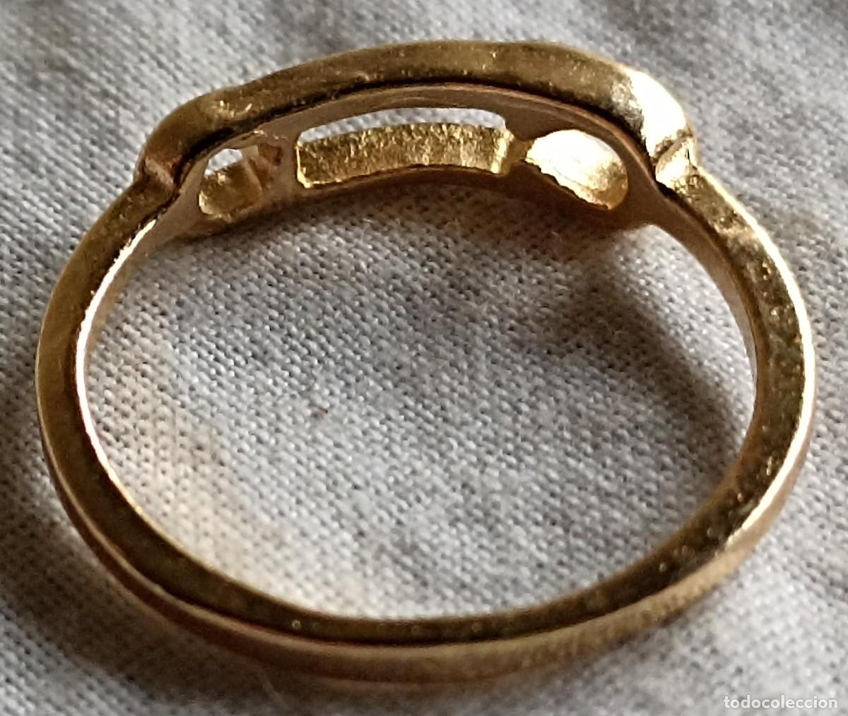 Joyeria: Anillo talla 13 dorado - Foto 2
