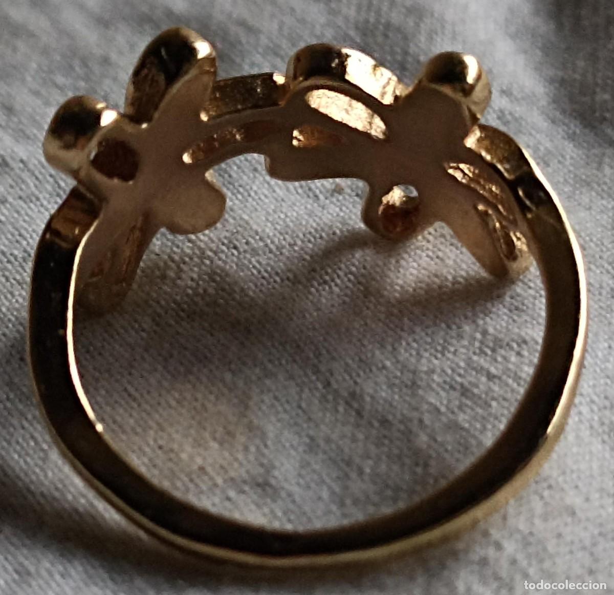 Joyeria: Anillo flor, talla 15 - Foto 2