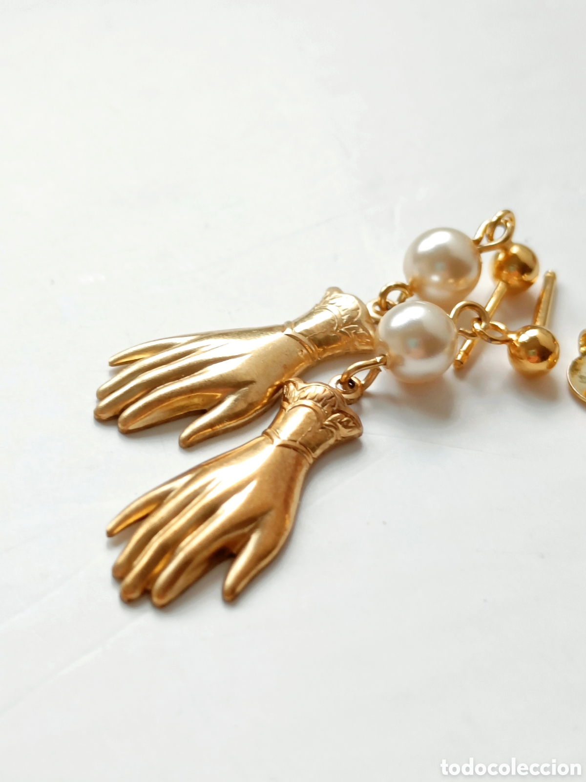 Joyeria: ⌛Pendientes vintage Manitas Victorianas - Foto 1