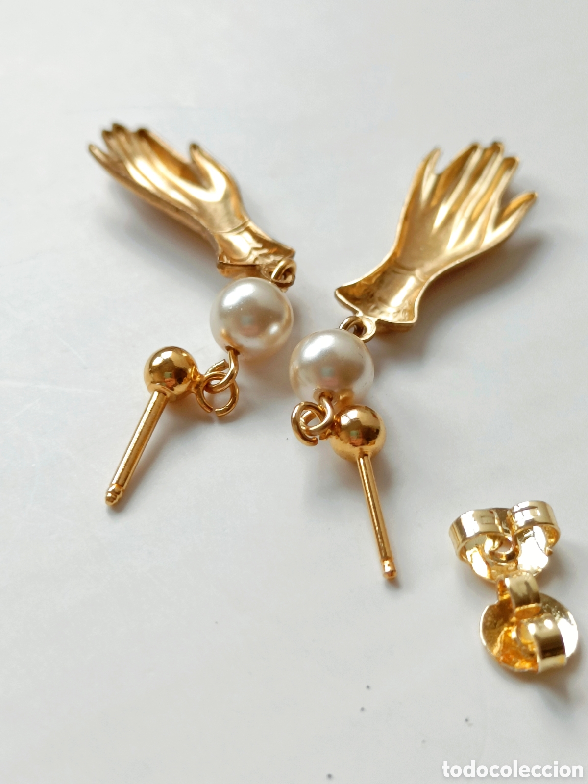 Joyeria: ⌛Pendientes vintage Manitas Victorianas - Foto 3