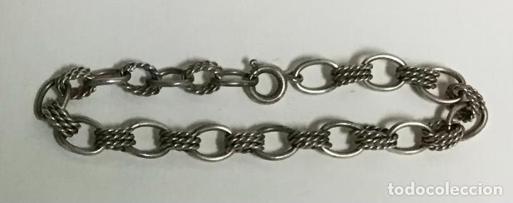 Joyeria: PULSERA DE ANILLAS PLATEADA - Foto 3