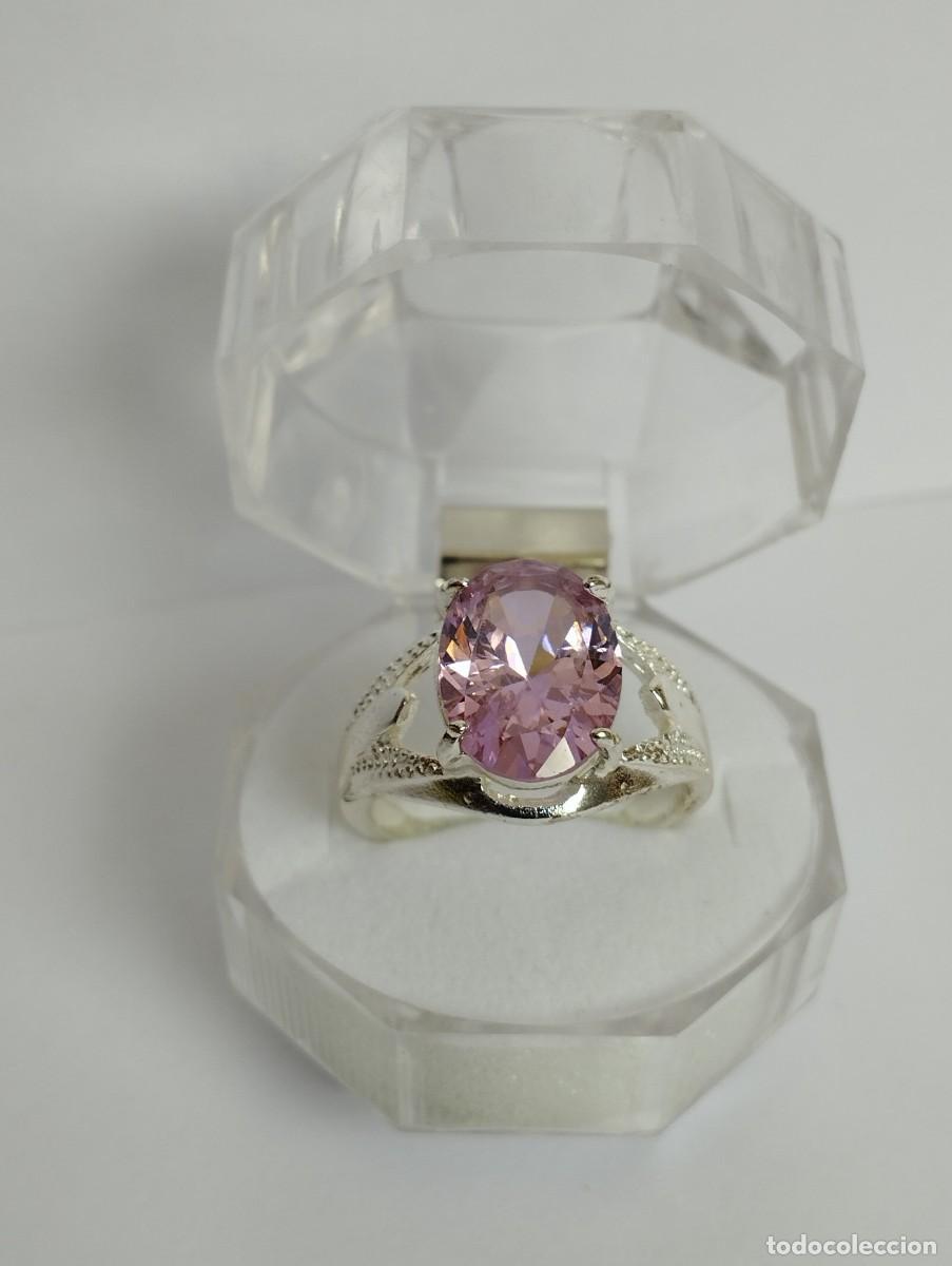 Joyeria: Anillo de dise&ntilde;o con cristal corte ovalado - Foto 5