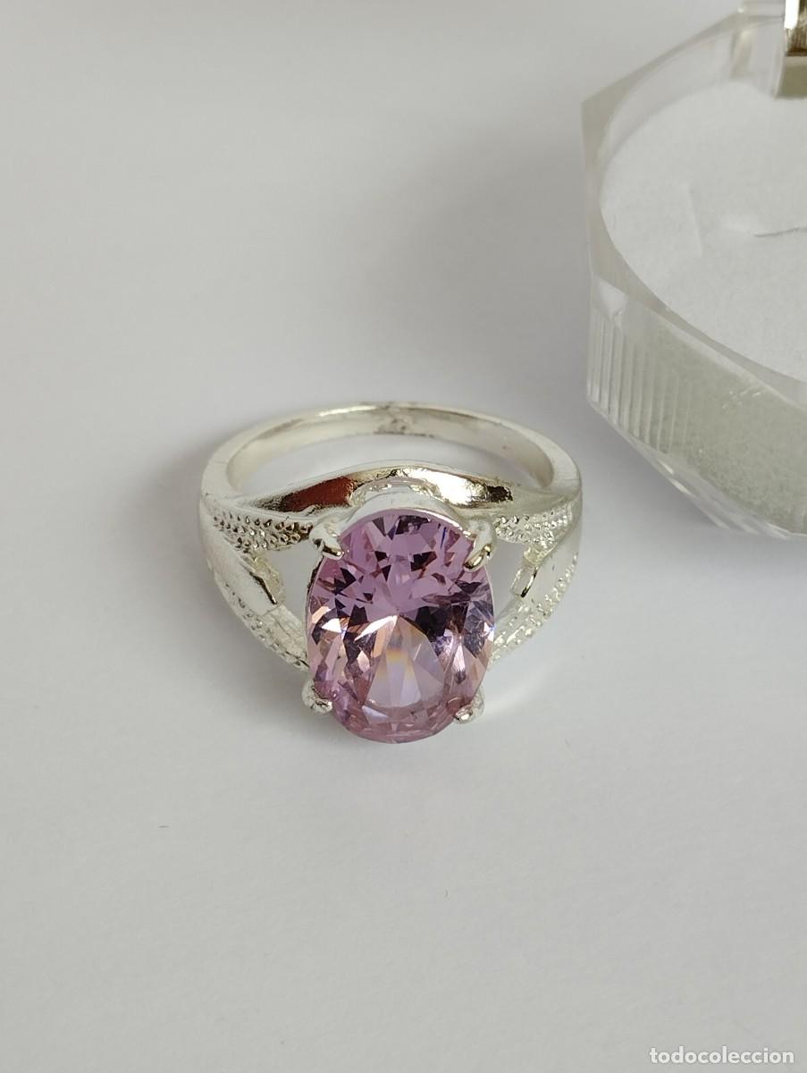 Joyeria: Anillo de dise&ntilde;o con cristal corte ovalado - Foto 6