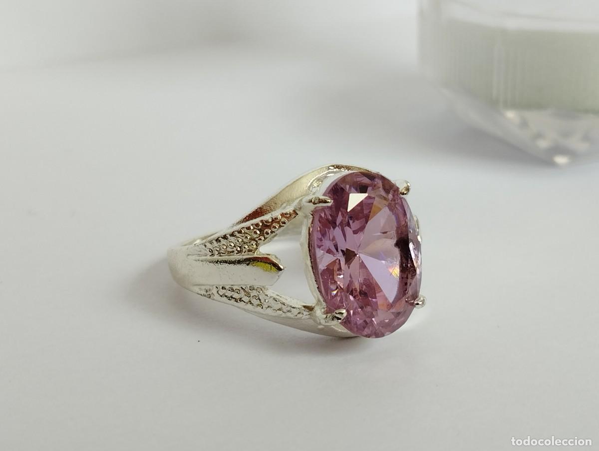 Joyeria: Anillo de dise&ntilde;o con cristal corte ovalado - Foto 7