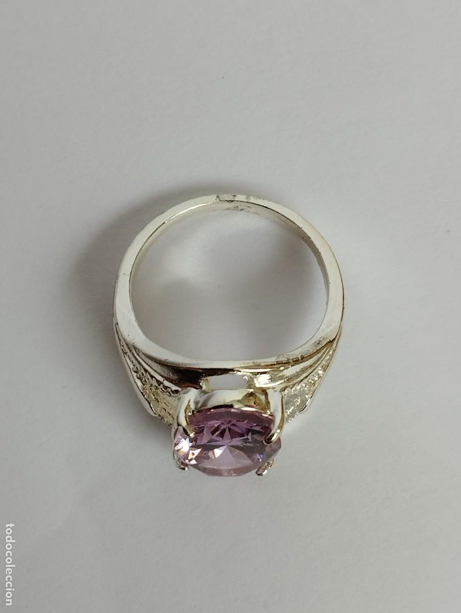 Joyeria: Anillo de dise&ntilde;o con cristal corte ovalado - Foto 9