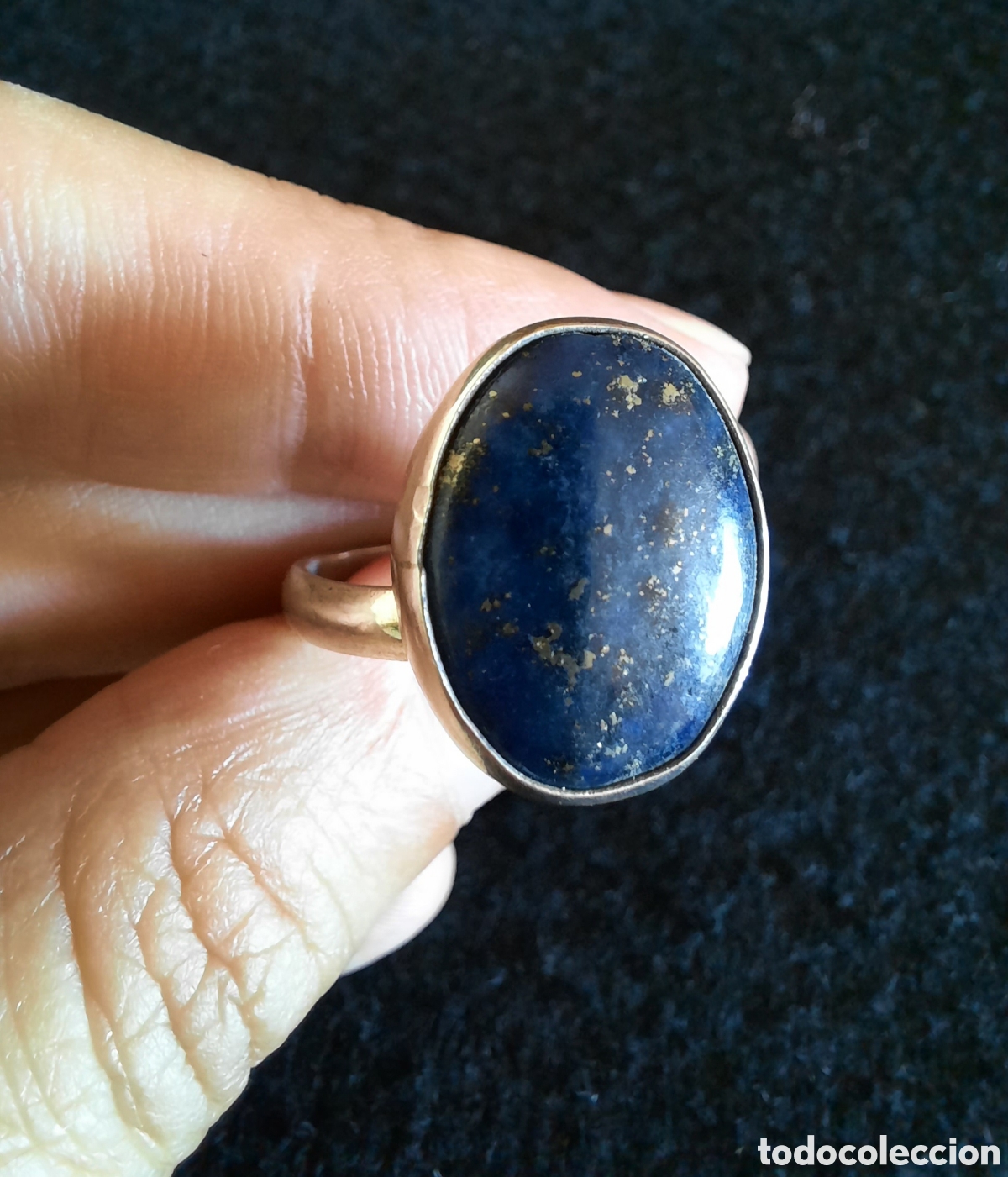 Joyeria: Anillo de Lapislazuli y Plata de Ley de M&eacute;xico - Foto 2
