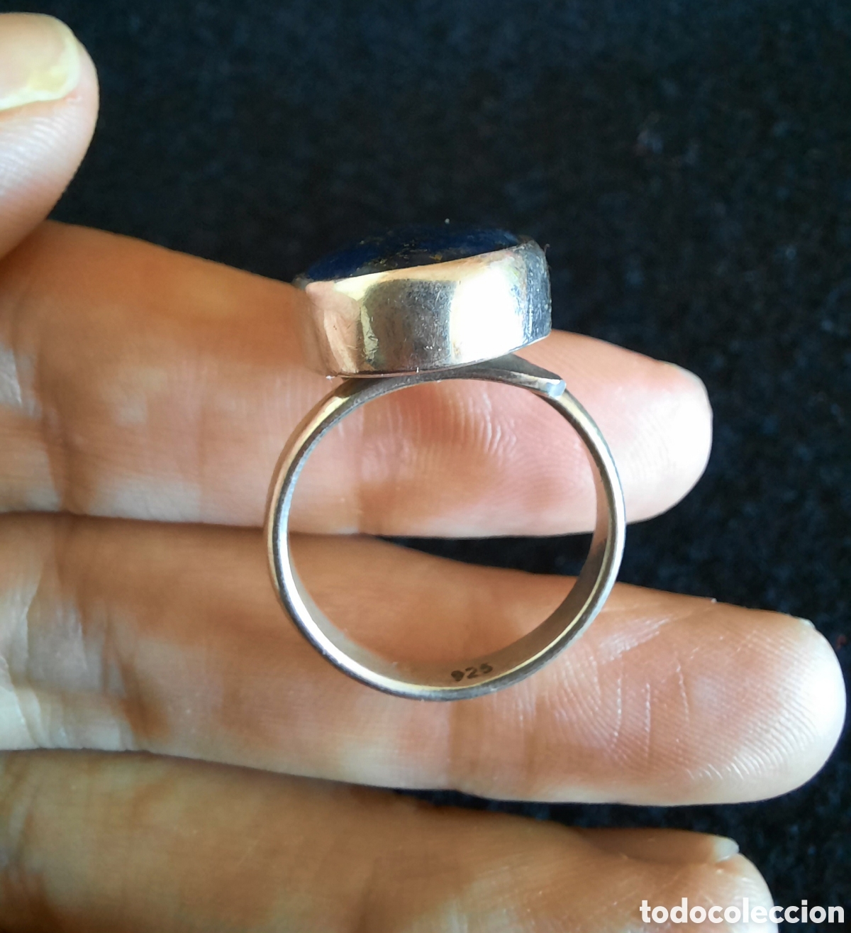 Joyeria: Anillo de Lapislazuli y Plata de Ley de M&eacute;xico - Foto 4