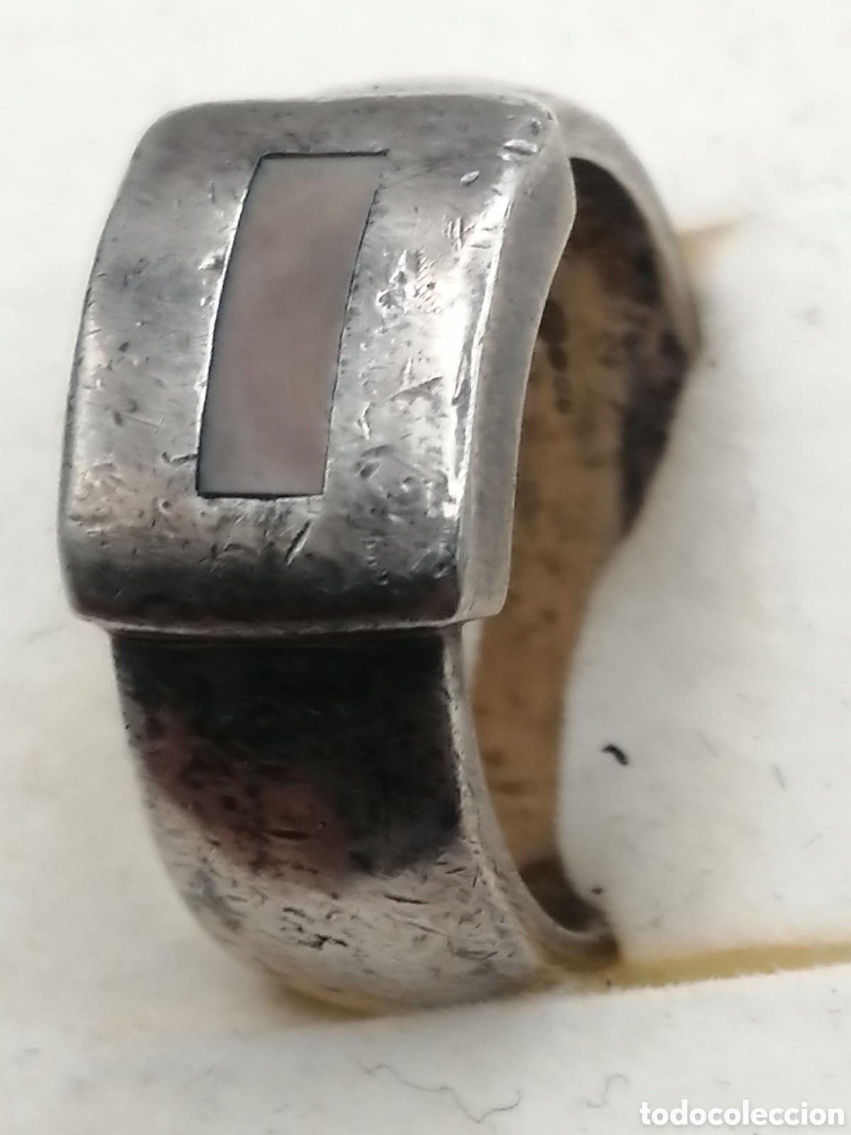 Joyeria: Monet. Anillo plata 925mls y n&aacute;car - Foto 2
