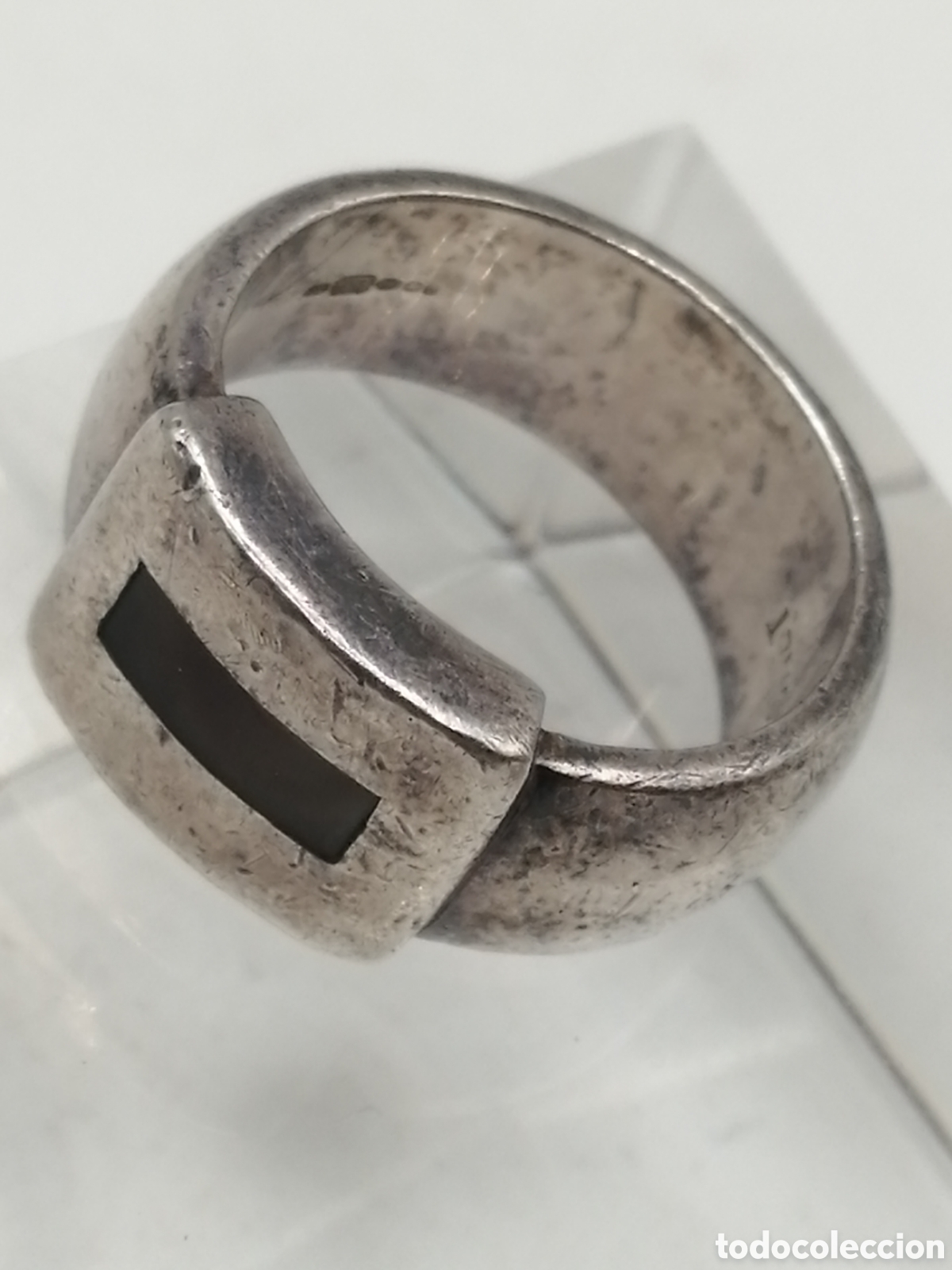 Joyeria: Monet. Anillo plata 925mls y n&aacute;car - Foto 3