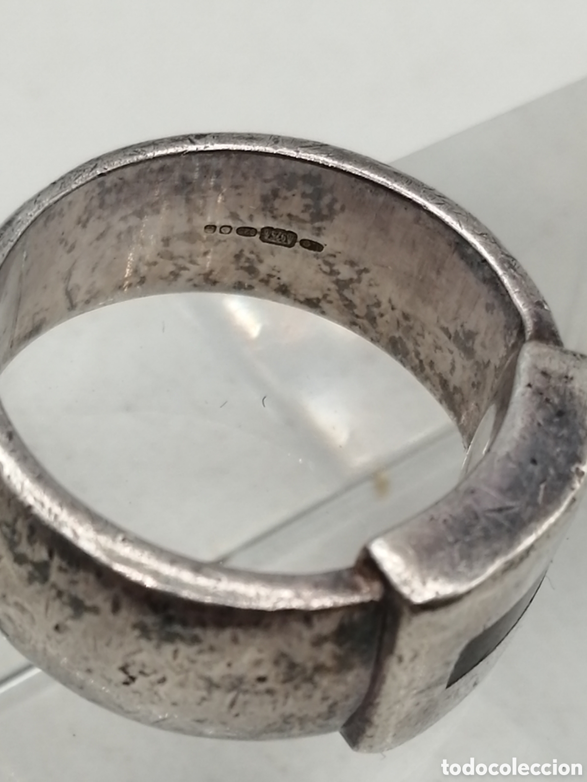 Joyeria: Monet. Anillo plata 925mls y n&aacute;car - Foto 4