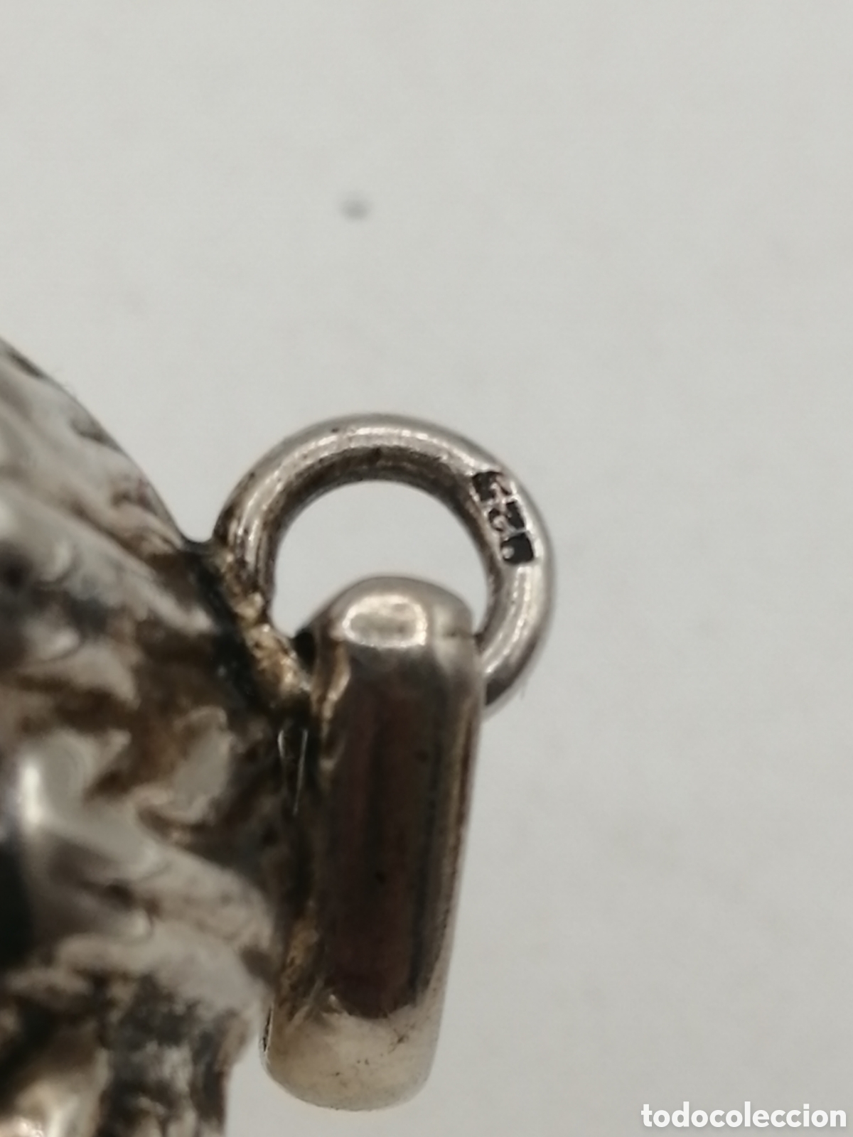 Joyeria: Colgante para cuna. Querub&iacute;n, plata 925mls - Foto 7