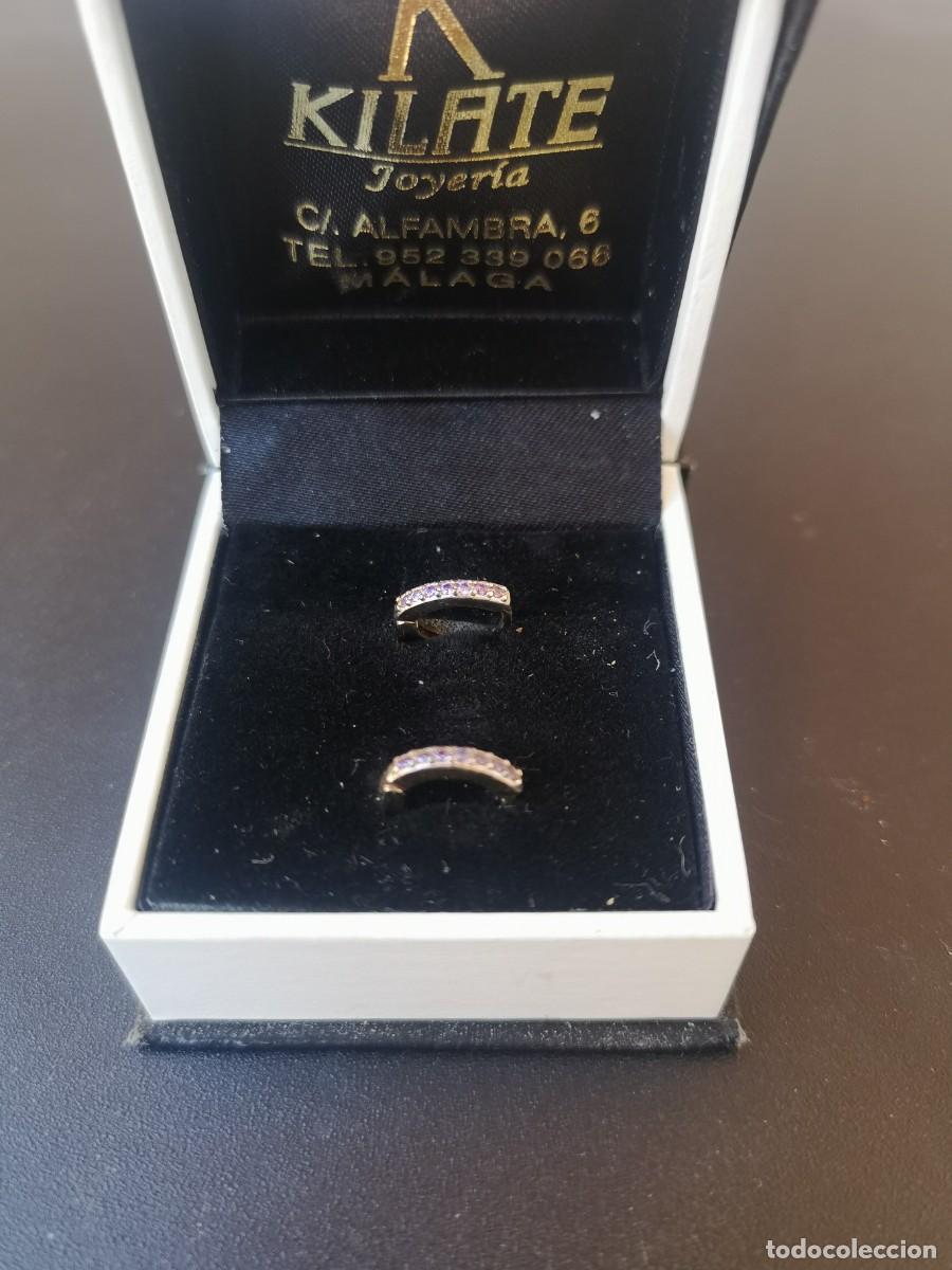 Joyeria: PENDIENTES DE PLATA CON AMATISTAS - Foto 2