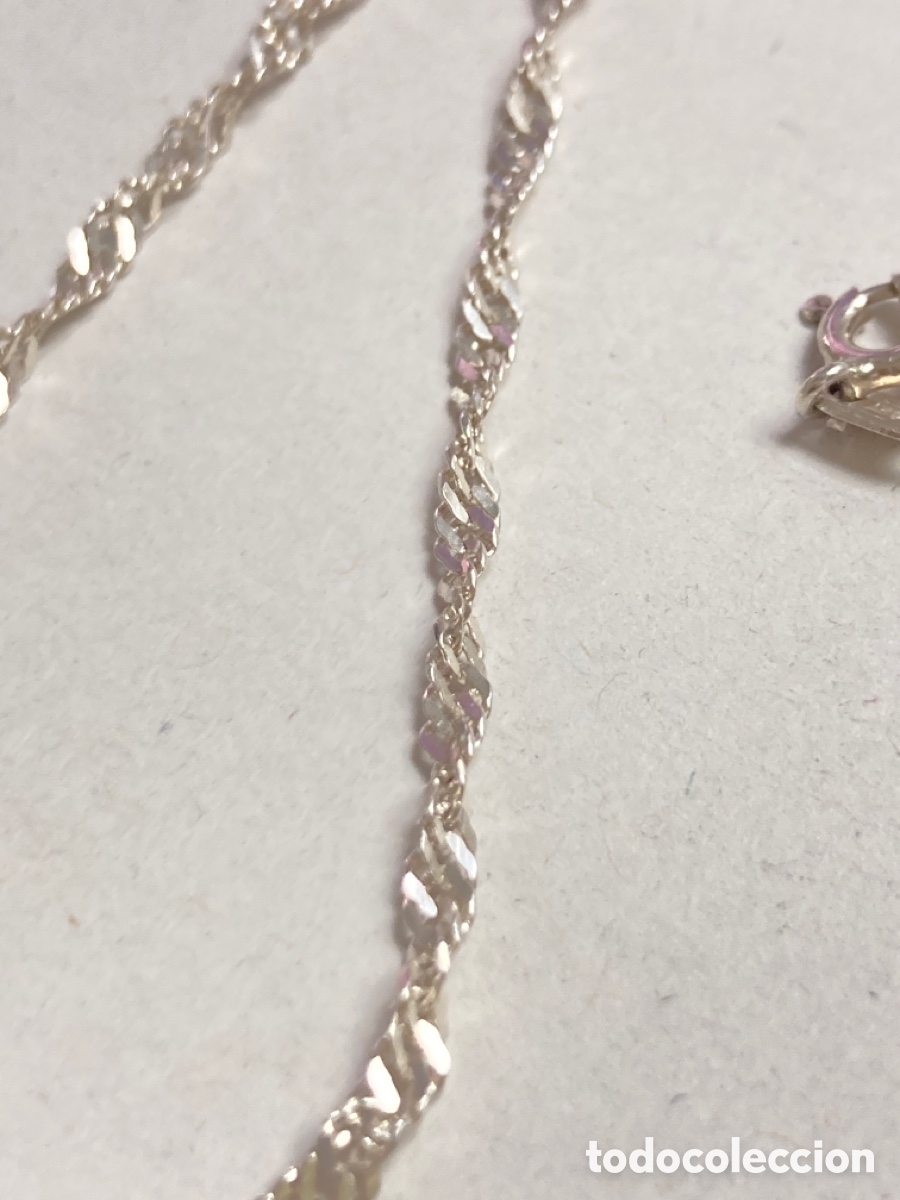 Joyeria: Cadena modelo Singapur de plata . 50cm/ CA04 - Foto 3