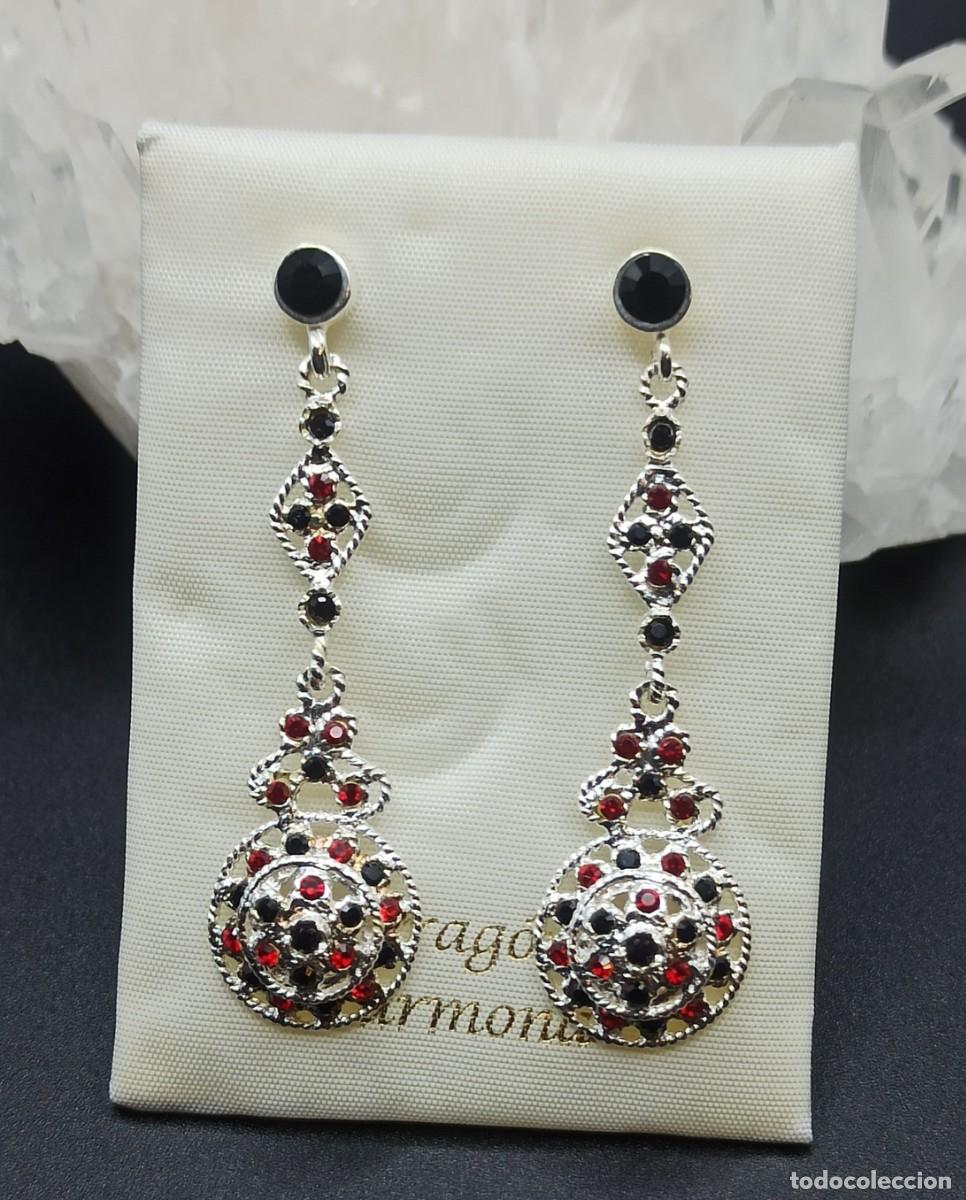 Joyeria: PENDIENTES SWAROVSKI Y PLATA - Foto 2