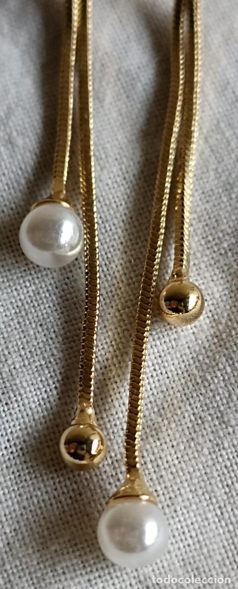 Joyeria: Pendientes 4 hilos con perlas - Foto 3