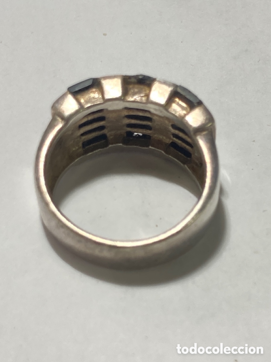 Joyeria: Anillo de plata y onix Ref:S09 - Foto 2