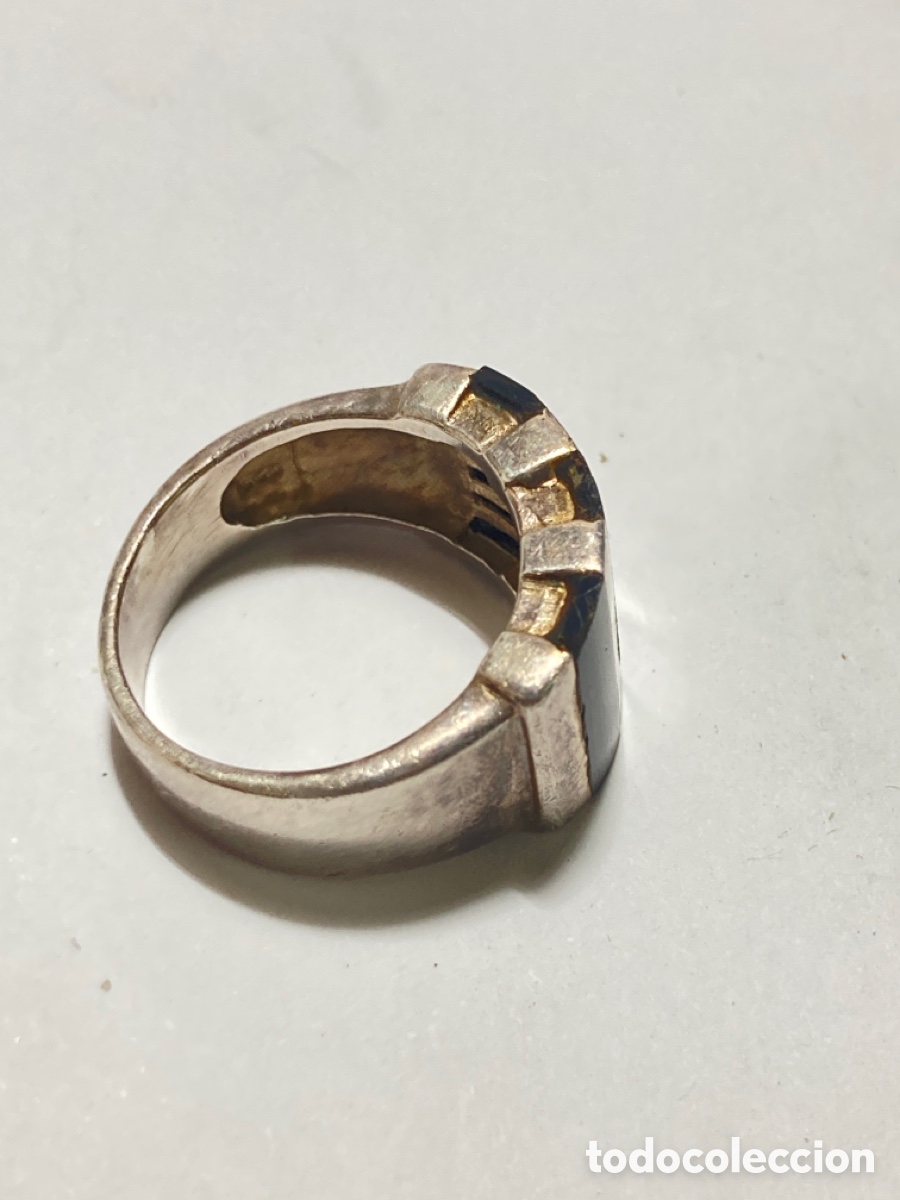 Joyeria: Anillo de plata y onix Ref:S09 - Foto 3