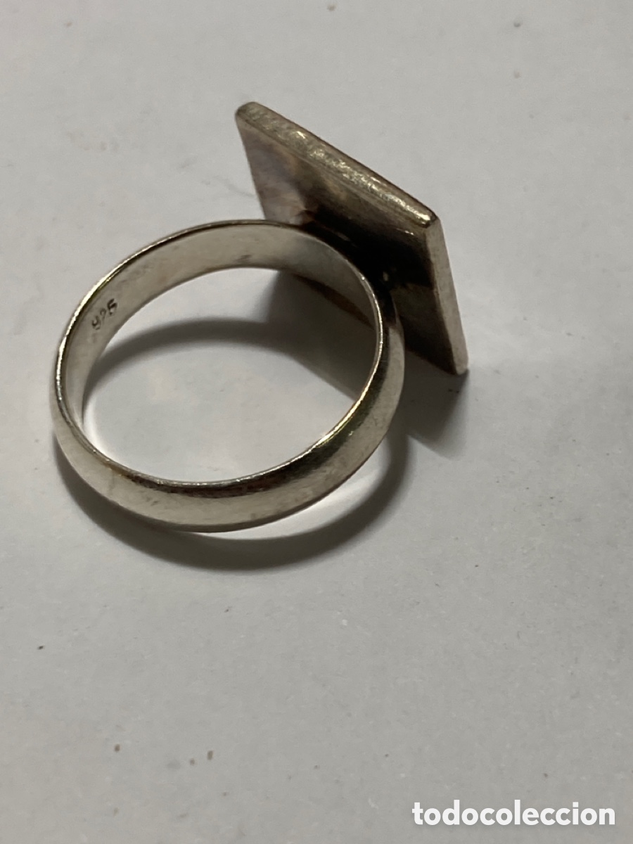 Joyeria: Anillo de plata y n&aacute;car Ref:S09 - Foto 2