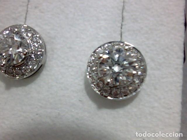 Joyeria: PENDIENTES ORO BLANCO Y DIAMANTES - Foto 2
